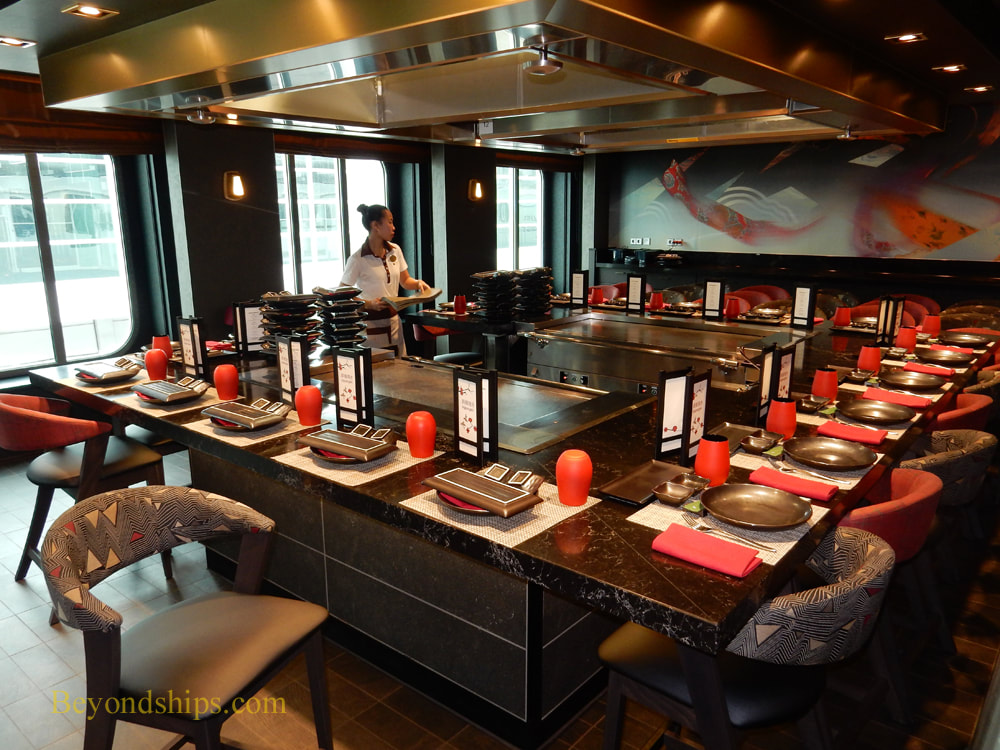Cruise ship Norwegian Bliss specialty restaurant