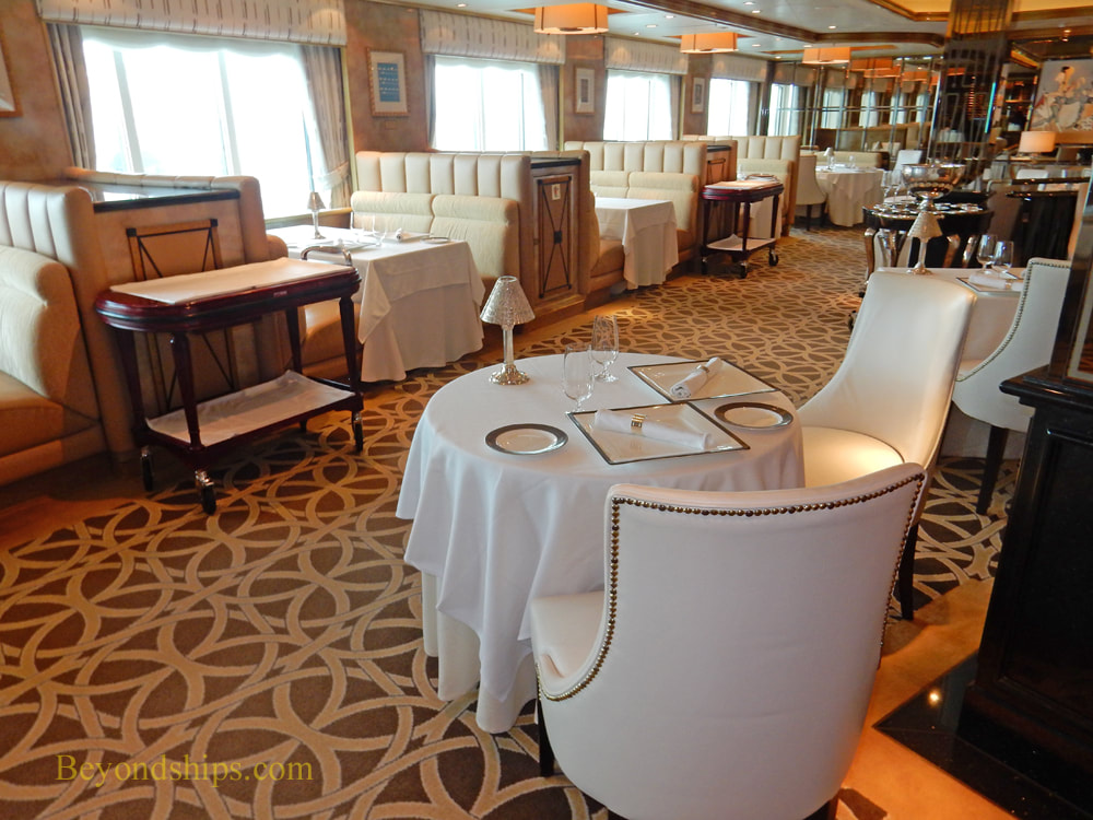 Queen Elizabeth cruise ship, The Verandah restaurant