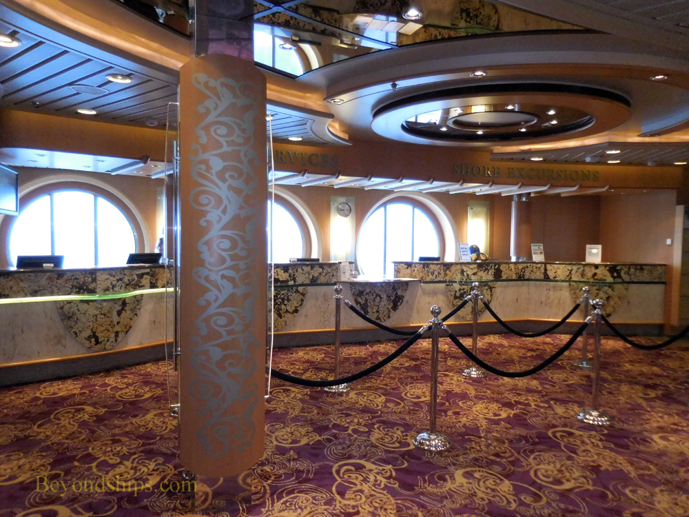 Guest Services Desk on Serenade of the Seas