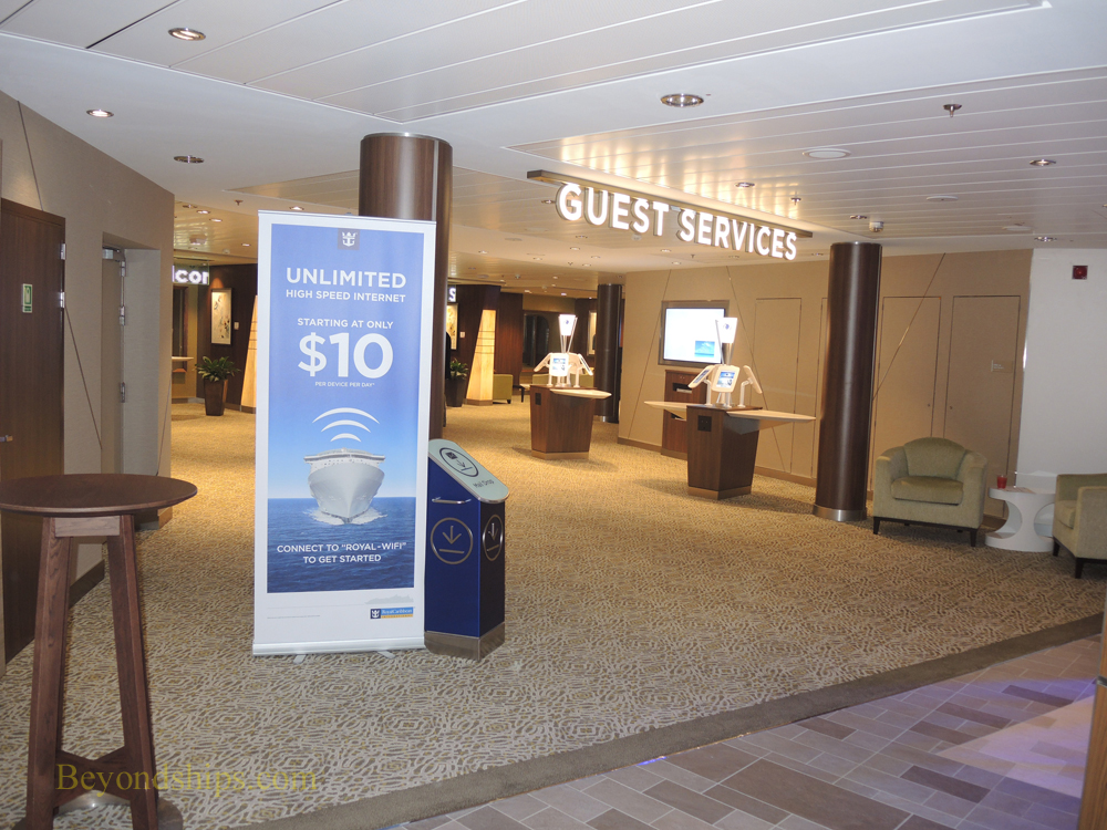 Anthem of the Seas, Guest Services