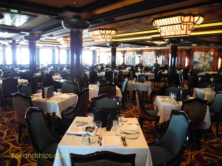 Grand Pacific dining room, Norwegian Gem cruise ship