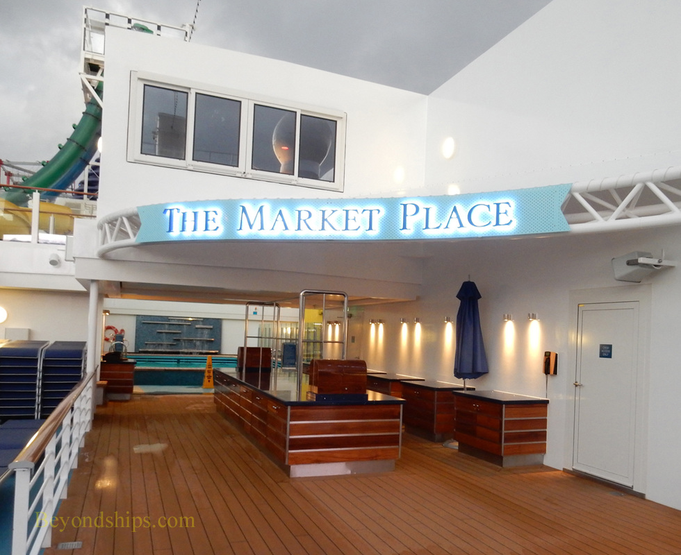 Norwegian Escape cruise ship, shops
