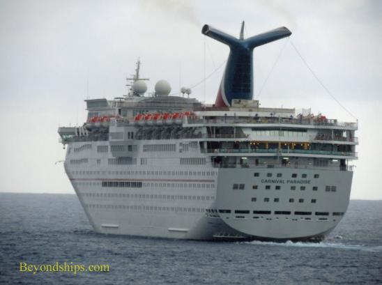 Carnival Paradise cruise ship
