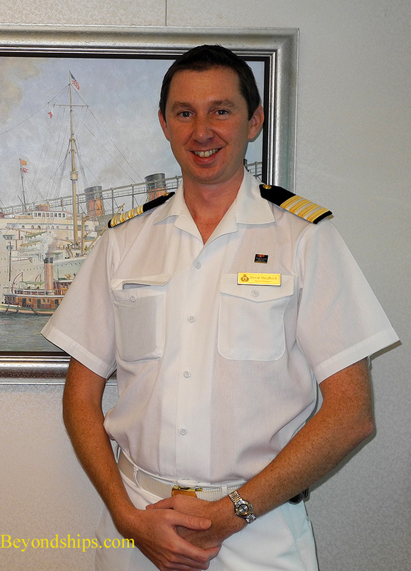 Queen Mary 2, Hotel Director David Shepard