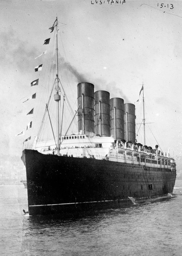Ocean liner Lusitania