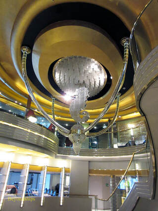 Cruise ship Zuiderdam, atrium